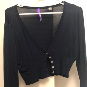 Maternity Cropped Cardigan